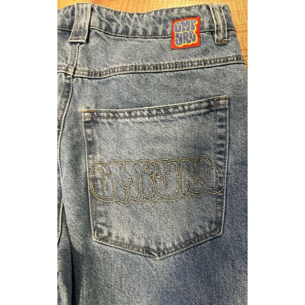 Empyre Jeans Loose Fit Mens Blue Denim Skater Baggy Streetwear Size 30